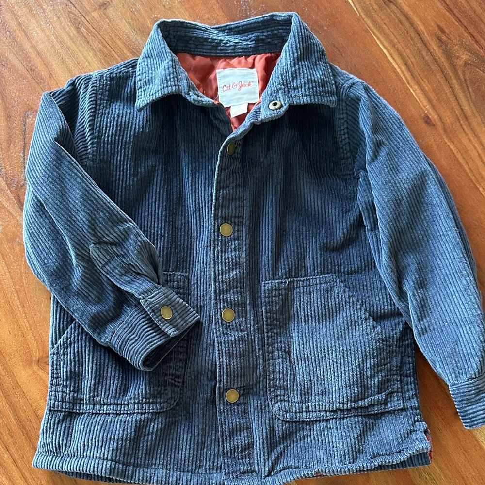 Cat & Jack Navy Corduroy Kids Jacket